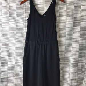 LOFT | Black pant Romper